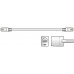 RJ11 modem lead with BT adaptor, 3.0m, White