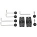 Universal speaker bracket black