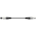 DMX lighting lead, 3-pin XLR plug to 3-pin XLR socket - 0.75m