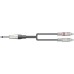 Classic 6.3mm mono jack to 2 RCA lead 3.0m