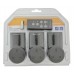 RC3 Set of 3 RF controlled socket