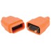 Rubber 2Pin 10A Orange