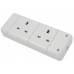 2 gang 13A trailing socket, bulk