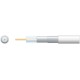 Eco RG6 Air Spaced PE Coaxial Cable with Aluminum Braid - 100m White