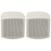 Pair C25V-W compact background speakers - white