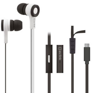 Auricolari Stereo Rubberised con Funzione Vivavoce 100.318UK