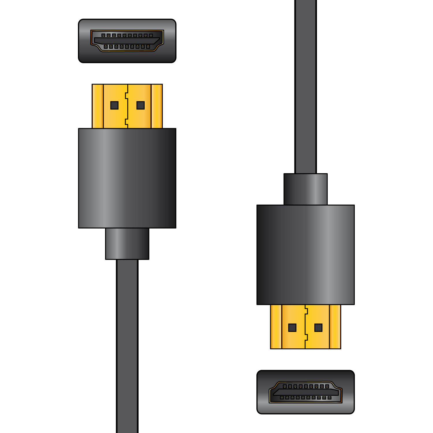 Cavo HDMI 4K Ready con Ethernet Thin-Wire - AV:Link 112.145UK
