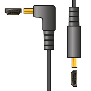 Cavi HDMI 4K Piatto con Connettore Angolato di AV:Link 112.263UK