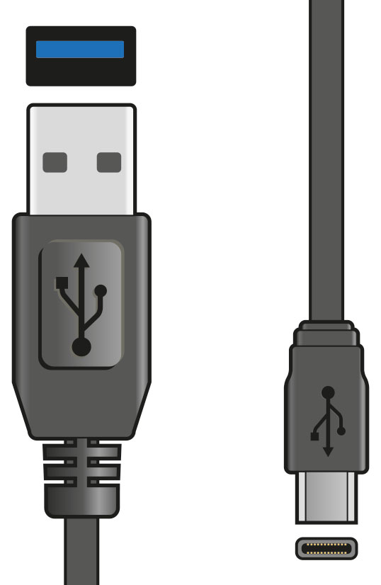 Cavo USB3.0 Type-A a Type-C Sync & Charge 1.5m - AV:Link 113.021UK