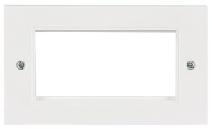 Cornice Doppia per Placca a Muro da 4 Moduli 122.505UK