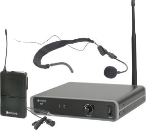 Sistema Microfonico Wireless UHF con Beltpack 171.983UK
