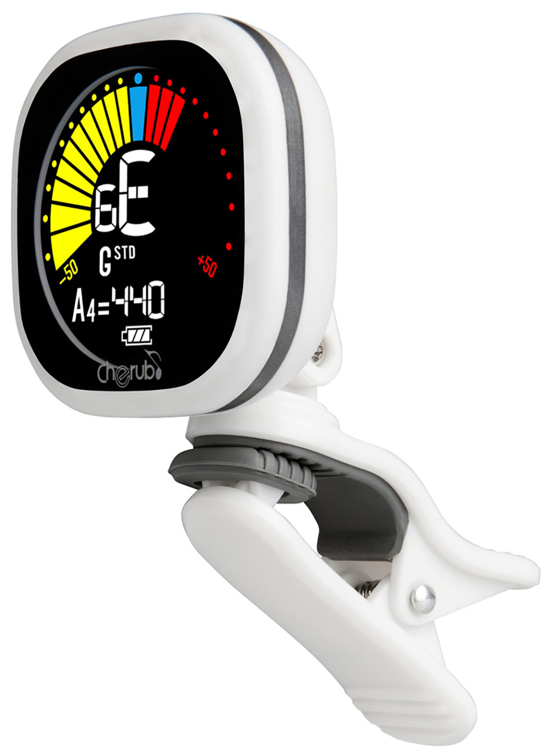 Accordatore Cherub WST-675 LiPo CAB Tuner Bianco 172.302UK - immagine 3