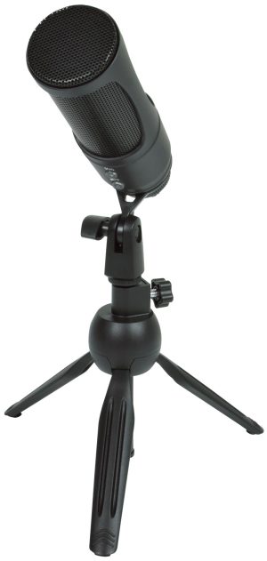 Microfono USB da Registrazione con Supporto Citronic 173.633UK