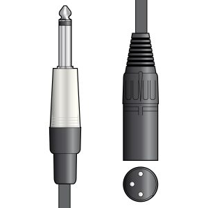 Cavo Audio Citronic 6.3mm Mono Jack - XLR Maschio 190.047UK