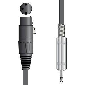 Cavo Audio Classic XLR Femmina - Jack 3.5mm TRS 190.066UK