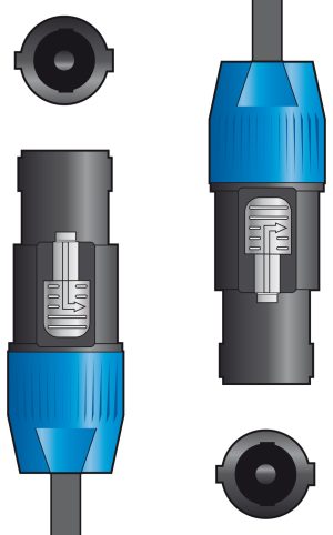 Essential Speaker Leads Speaker Plug - Cavo Speaker Plug QTX 190.180UK