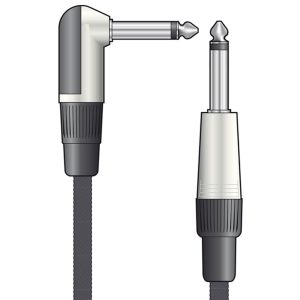 Cavo Chitarra Retro Intrecciato Citronic con Jack Mono 6.3mm 190.391UK