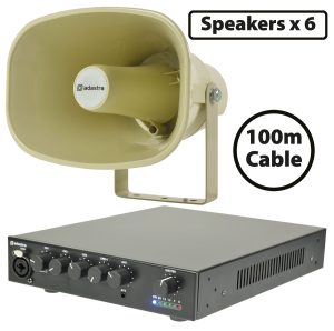 Pacchetti Altoparlanti a Tromba 100V per Esterni - Adastra 300.082UK