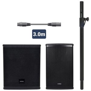 Bundle Altoparlanti Attivi MonoSound D CB810A 300.203UK