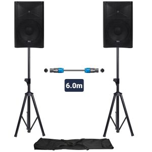 Sistema PA Completo con Supporti - QTX QUEST 300.512UK