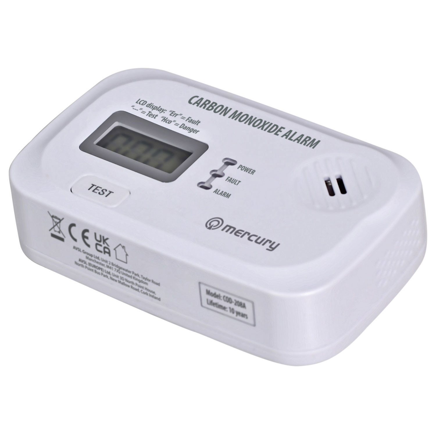 Rilevatore di Monossido di Carbonio Mercury 350.145UK - immagine 6