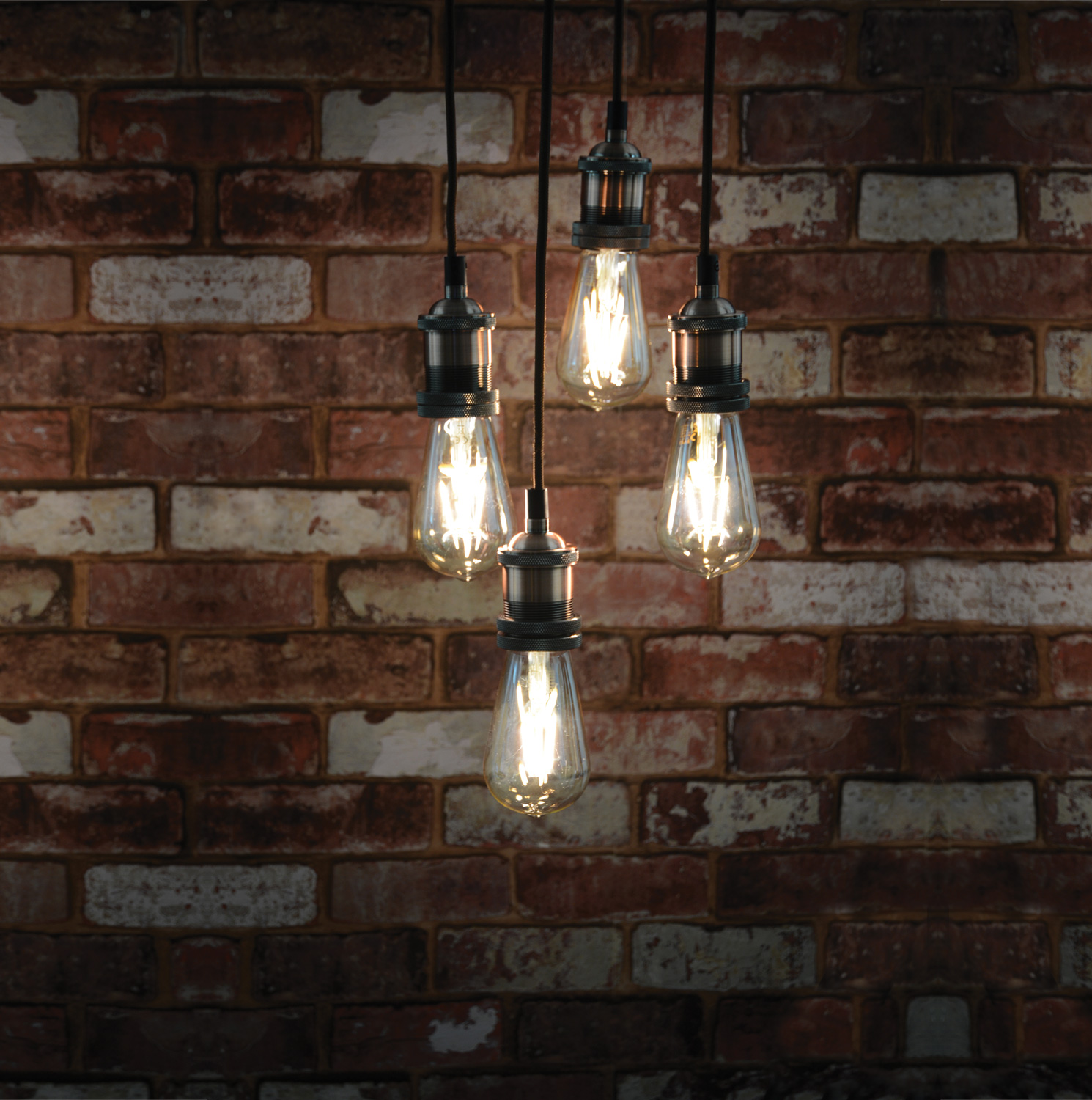 Quad E27 Pendant Cordsets di LYYT 60W 429.543UK - immagine 6