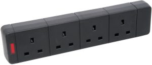 Presa Multipla 4 Posti con Neon - Mercury 429.651UK