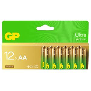 Batterie Alkaline GP Ultra (Confezione da 12) 656.012UK