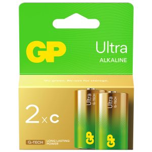 Batterie Alcaline GP Ultra - Tipo C (LR14) - Confezione da 2 656.015UK