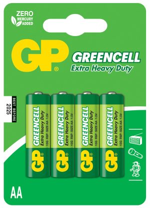 Batterie GP Greencell Zinc Chloride AA 656.050UK