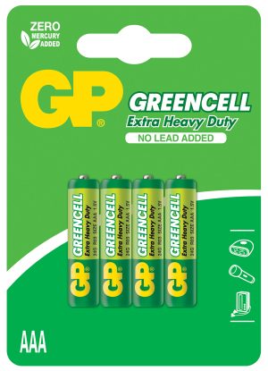 Batterie GP Greencell Zinc Chloride AAA 656.053UK