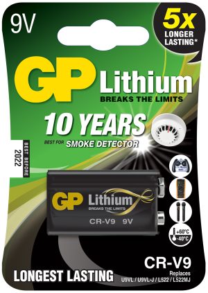Batteria al Litio GP 9V - Alta Prestazione 656.331UK