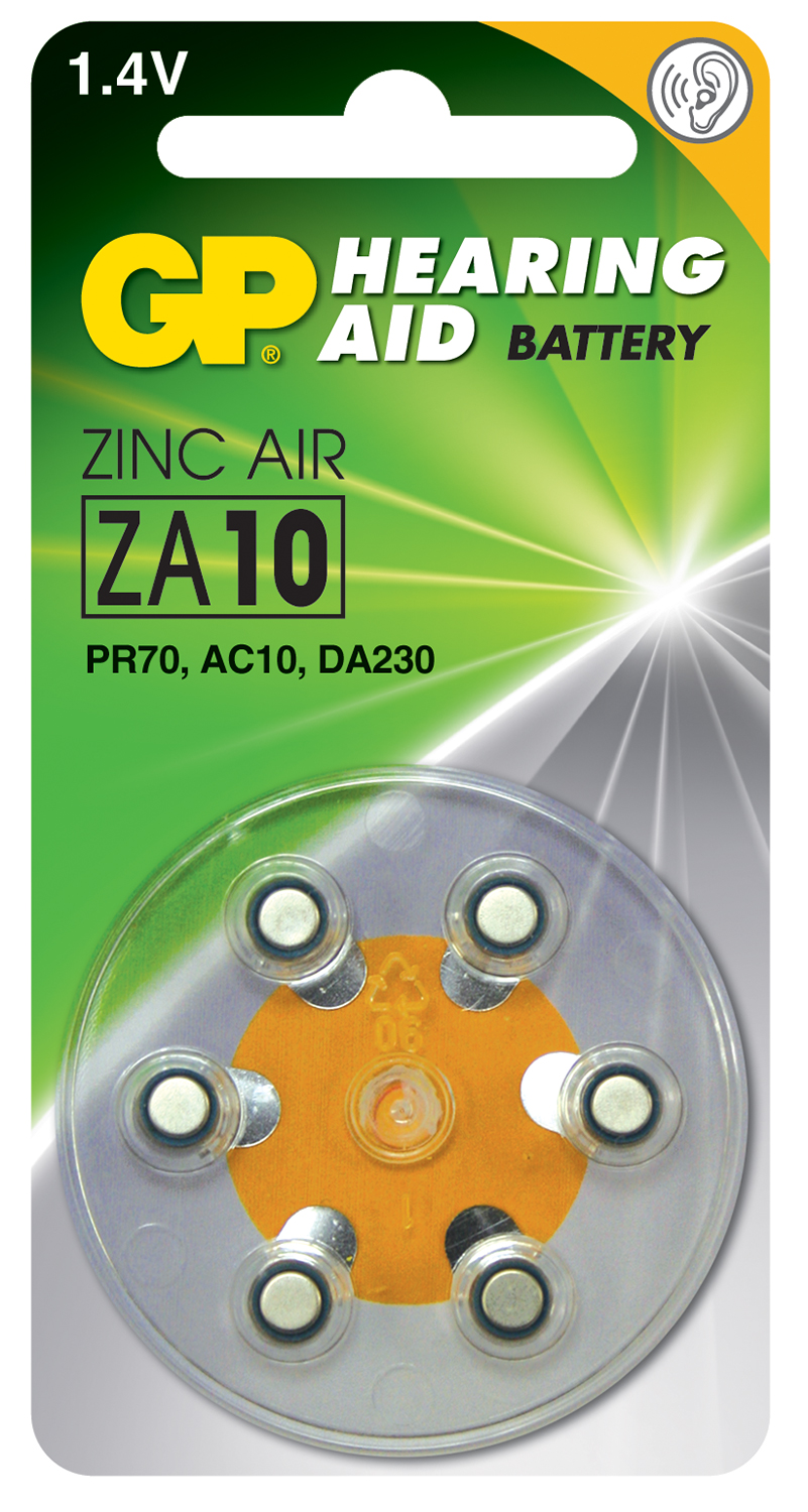 Batterie GP Zinc Air per Apparecchi Acustici 656.782UK
