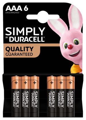 Batterie Alkaline Simply Duracell 656.953UK