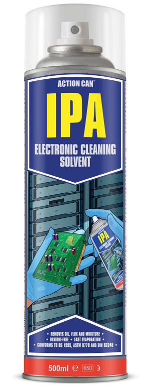 IPA Electronic Cleaning Solvent 500ml - Action Can 701.438UK
