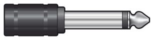 Adattatore QTX 3.5mm Mono Jack Socket – 6.3mm Mono Jack Plug 756.927UK