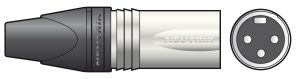 Connettore XLR a 3 Poli Neutrik® NC3MXX 761.569UK