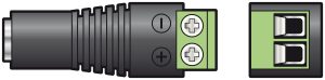 Presa DC 2.1mm con Terminali a Vite - Mercury 777.001UK