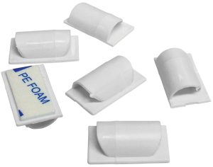 D-Line Cable Tidy Clips - Set di 20 Clip Organizzacavi 788.016UK