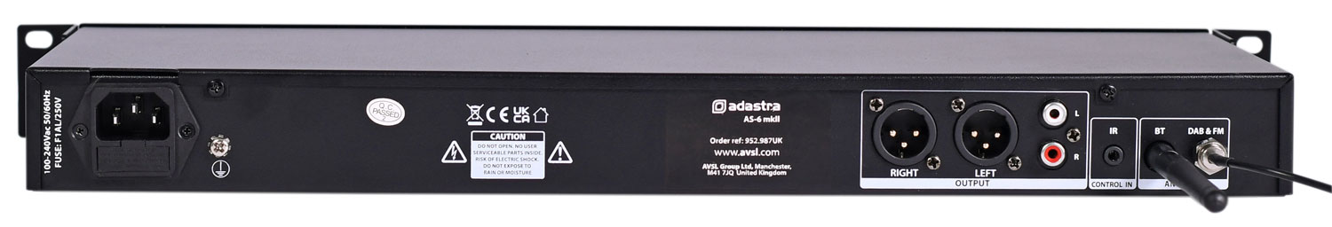 AS-6 mkII Audio Source Multi-Player di Adastra 15W 952.987UK - immagine 2