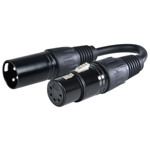 Adattatore DMX 3-Pin a 5-Pin QTX 177.926UK