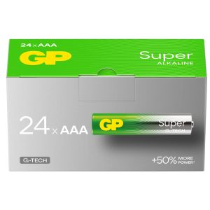 GP Alkaline Batteries Bulk Pack - AAA, 1.5V, 24 pezzi 656.028UK